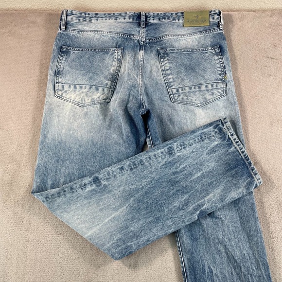 Scotch Soda Vernon Denim Jeans Men 38x34 (Tag 36) Blue Acid Wash
